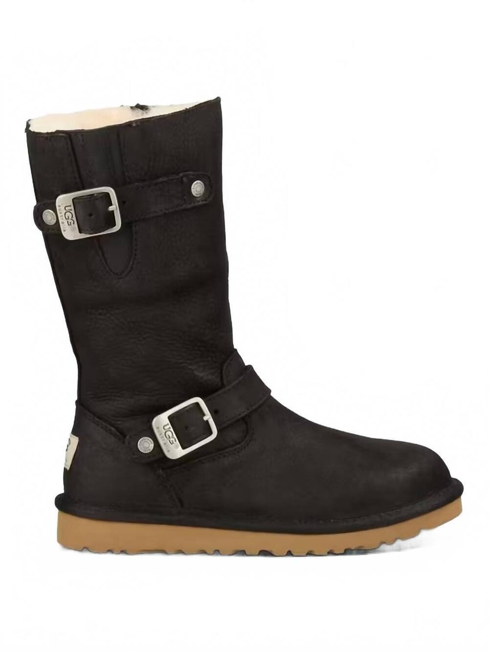 NEW UGG kids kensington boot in black